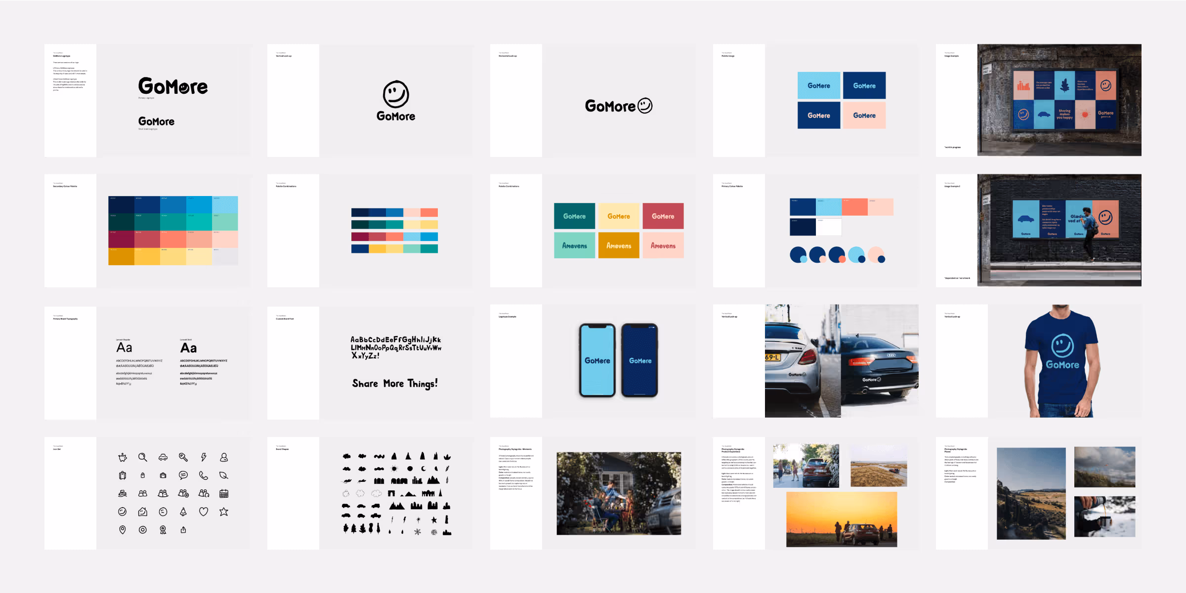 The updated GoMore brand guidelines.